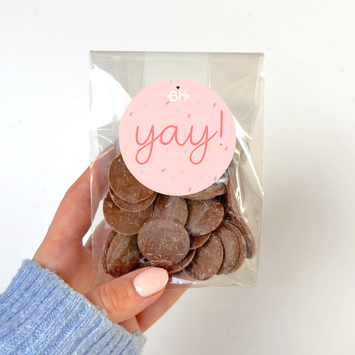 Belgian Chocolate Buttons - Choose Your Message 🤍