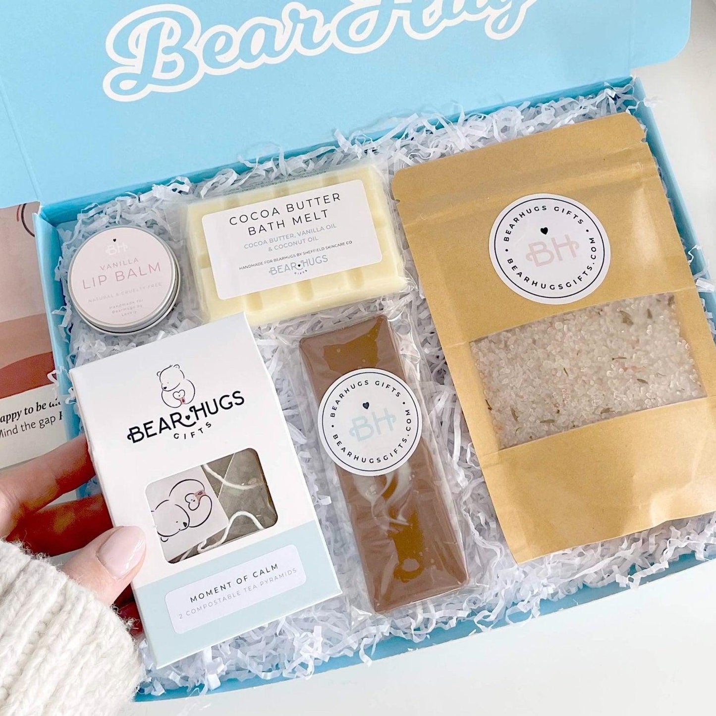 Soak and Unwind Letterbox Hug - BearHugs - Thinking Of You Gifts