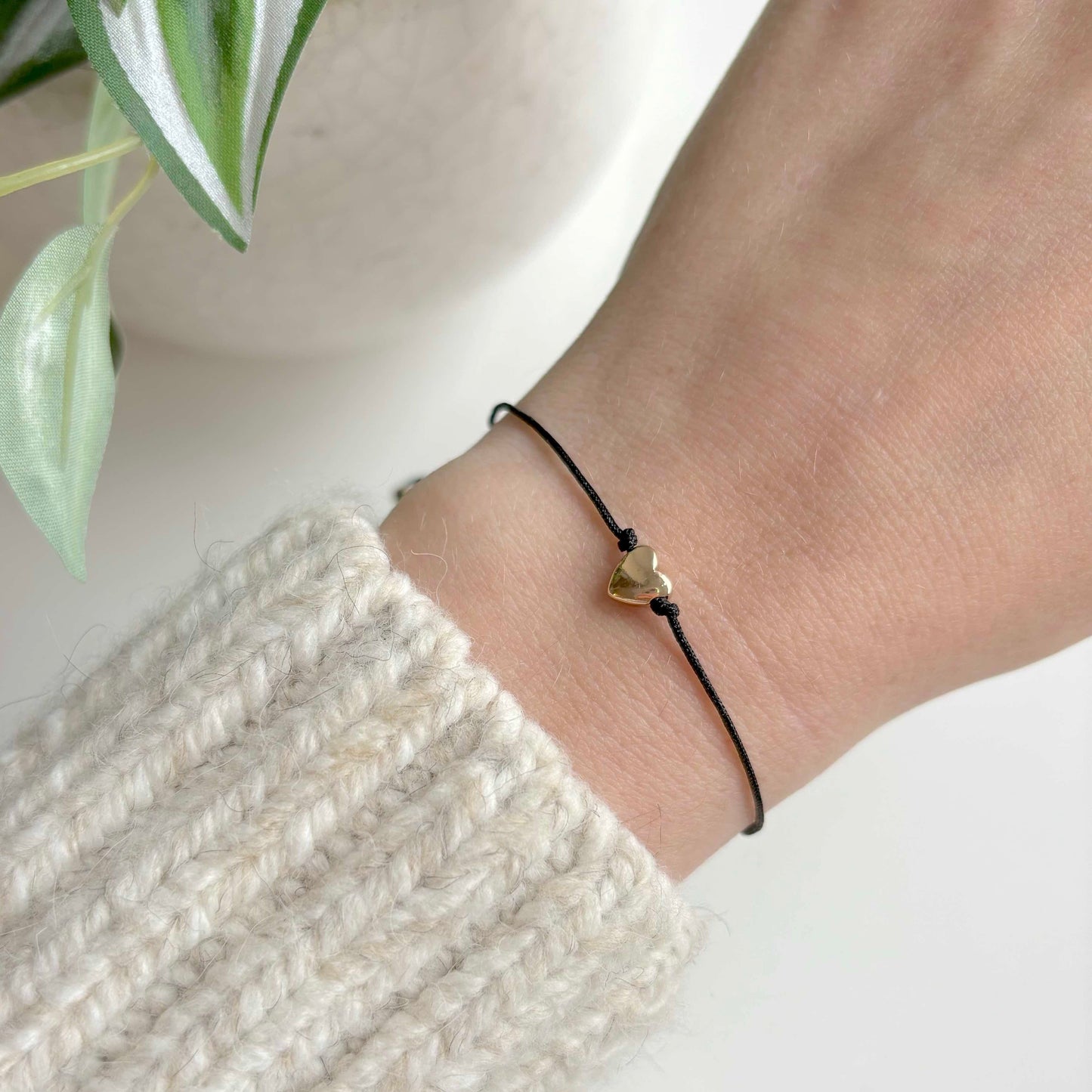Gold Heart Friendship Bracelet