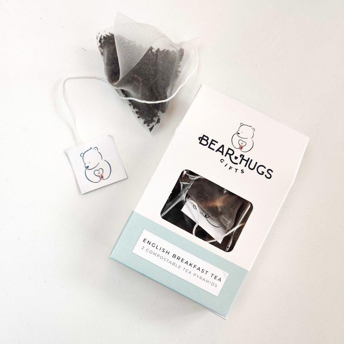English Breakfast or Earl Grey Tea Mini Pack - BearHugs - Thinking Of You Gifts