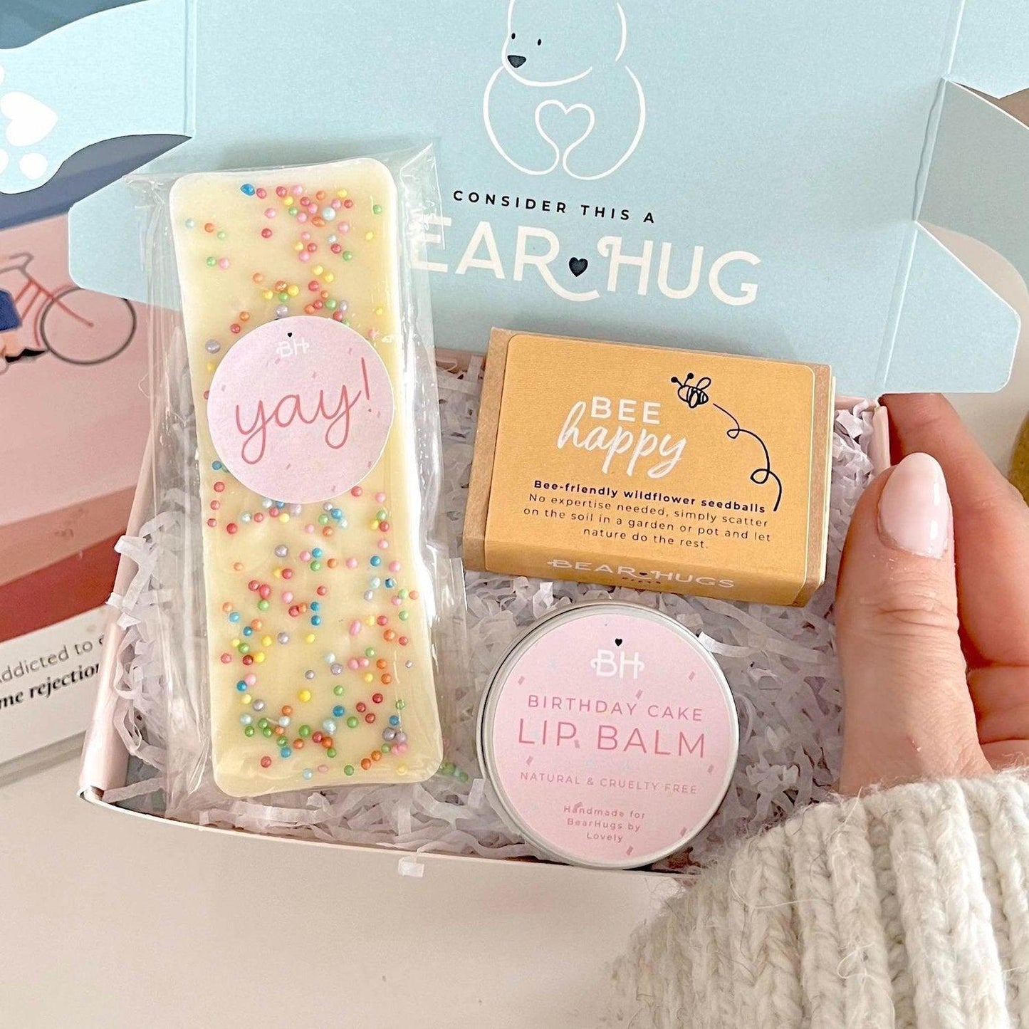 Hooray It's Your Day Birthday Letterbox Hug - BearHugs - Thinking Of You Gifts