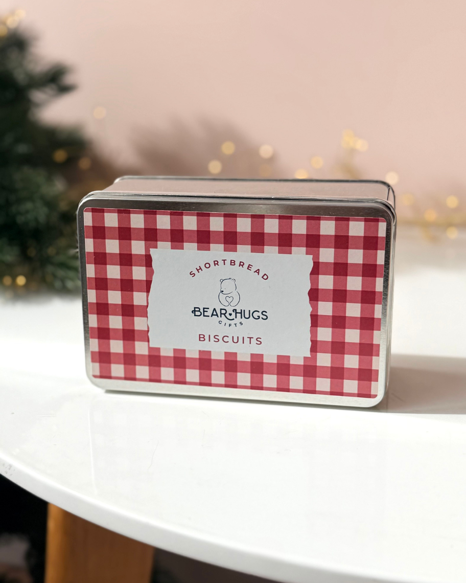 Mini Shortbread Rounds - Christmas Tin