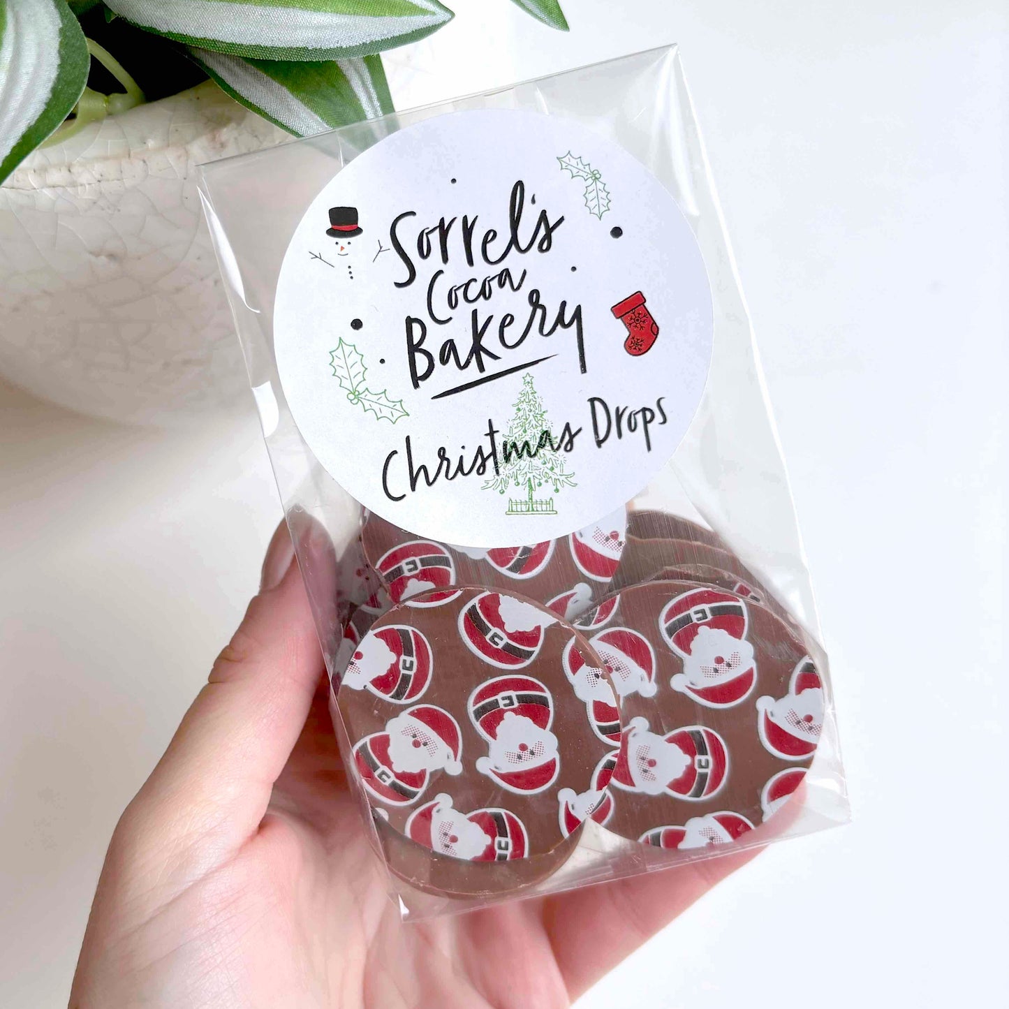 Festive Belgian Milk Chocolate Drops