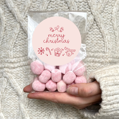 Vegan Sweets Bag - With Personalised Message Label