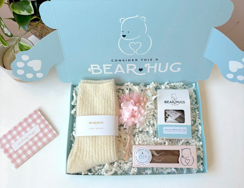 A Gentle Hug in a Box - Letterbox Friendly Gift - BearHugs - thinking of you gifts by post