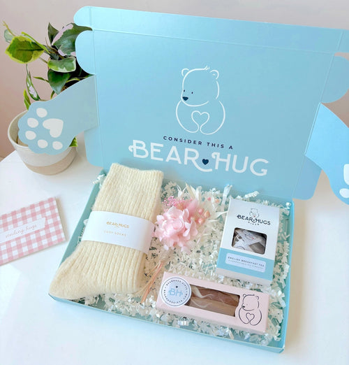 A Gentle Hug in a Box - Letterbox Friendly Gift - BearHugs - thinking of you gifts by post