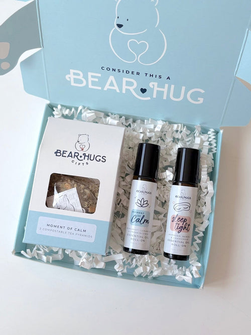 A Moment of Calm Letterbox Hug in a Box - BearHugs - thinking of you gifts by post