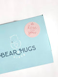 Add a 'Here for You' Sticker - BearHugs - thinking of you gifts by post
