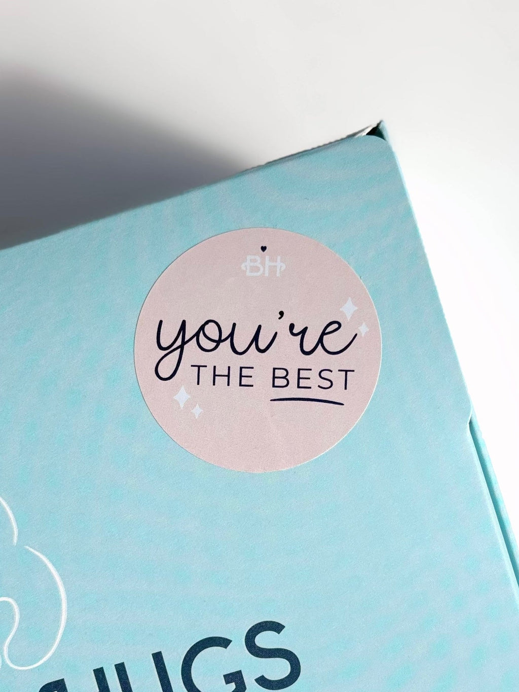Add a 'You're The Best' Sticker - BearHugs - thinking of you gifts by post