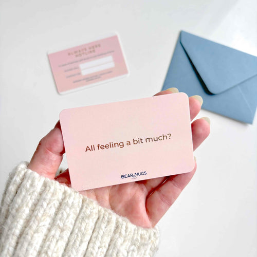 Always Here Hotline Card - BearHugs - thinking of you gifts by post