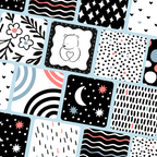 Baby Sensory Black and White Flashcards - BearHugs - thinking of you gifts by post