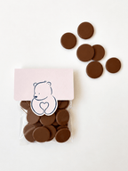 Belgian Milk Chocolate Buttons - BearHugs - thinking of you gifts by post