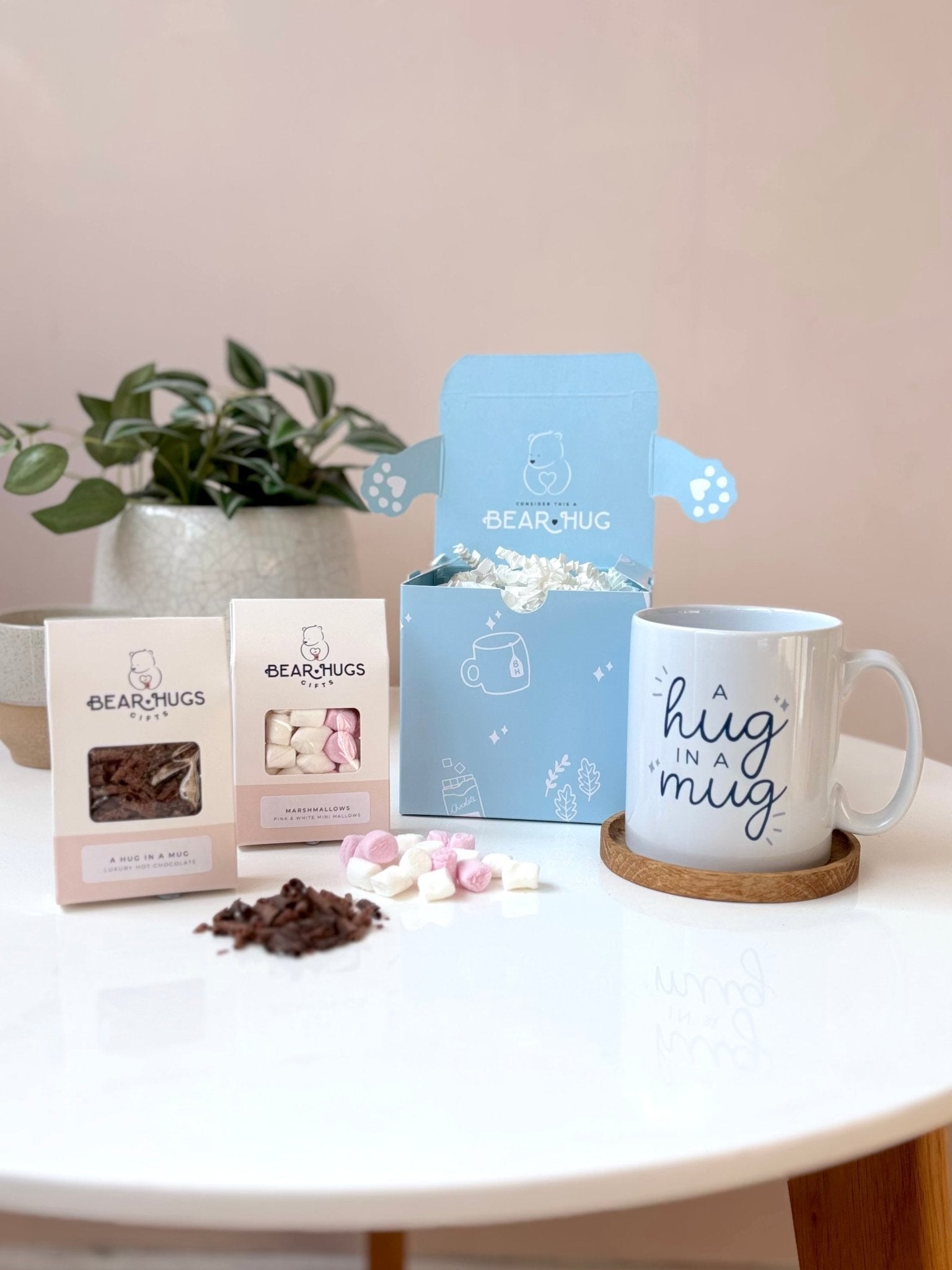 Big Hug In A Mug Hot Chocolate Gift Box - BearHugs - thinking of you gifts by post