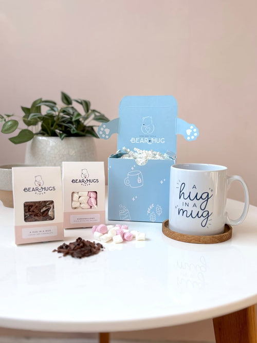 Big Hug In A Mug Hot Chocolate Gift Box - BearHugs - thinking of you gifts by post