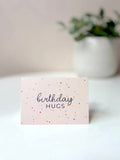 Birthday Hugs Card - BearHugs - thinking of you gifts by post