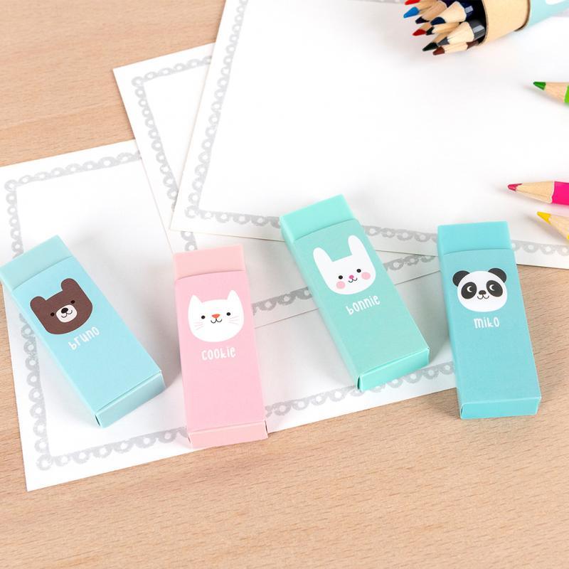 Children's Animals Erasers - BearHugs - thinking of you gifts by post
