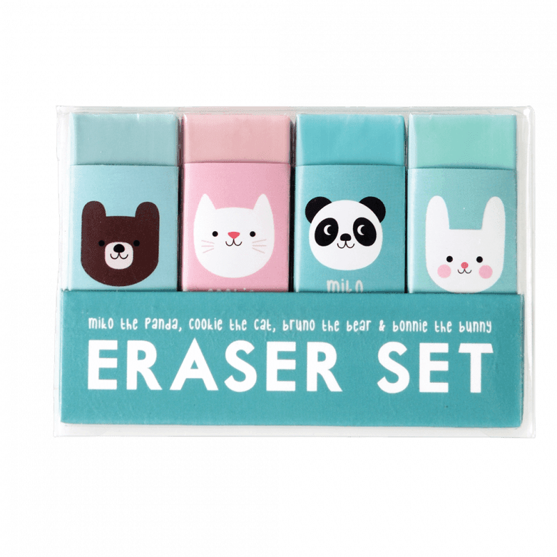 Children's Animals Erasers - BearHugs - thinking of you gifts by post
