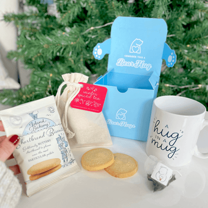 Christmas Cuppa Hug In A Mug Gift Box - BearHugs