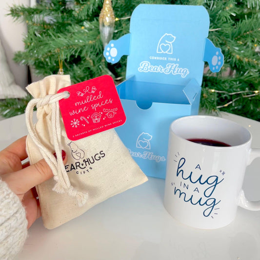 Christmas Mulled Wine Hug in a Mug Gift - BearHugs