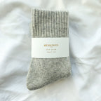 Cosy Wool Socks - With Personalised Message Band - BearHugs - thinking of you gifts by post