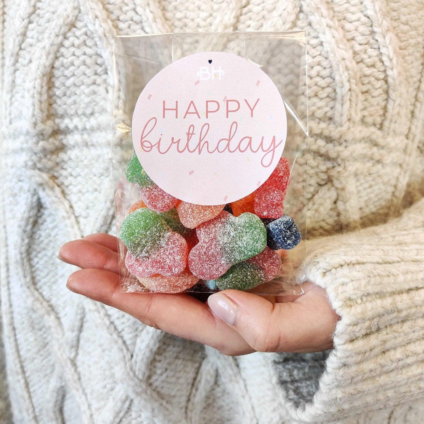 Custom Vegan Sweets Bag - Choose Your Sweets & Message! - BearHugs