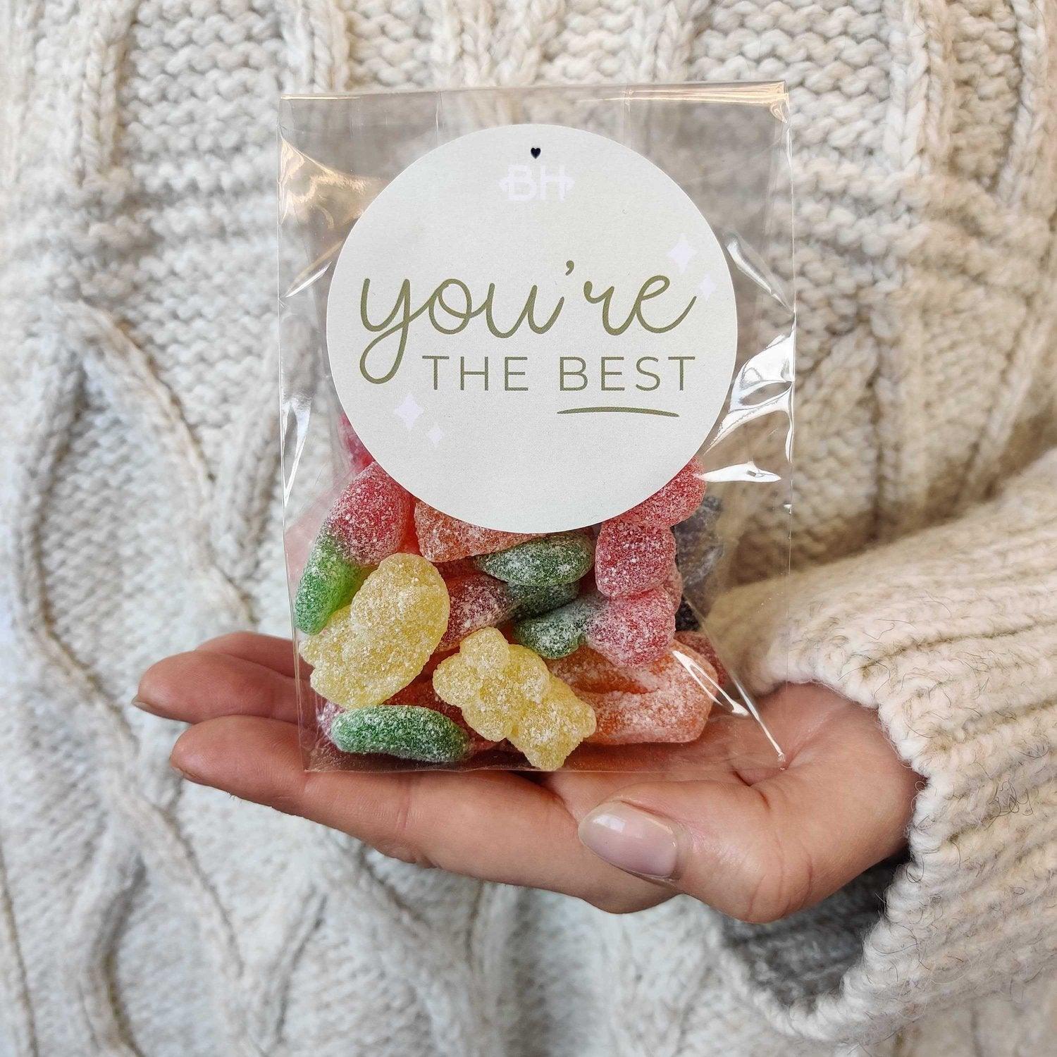 Custom Vegan Sweets Bag - Choose Your Sweets & Message! - BearHugs