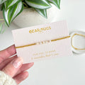 Dainty Gold Beaded Pearl Bracelet - BearHugs - thinking of you gifts by post