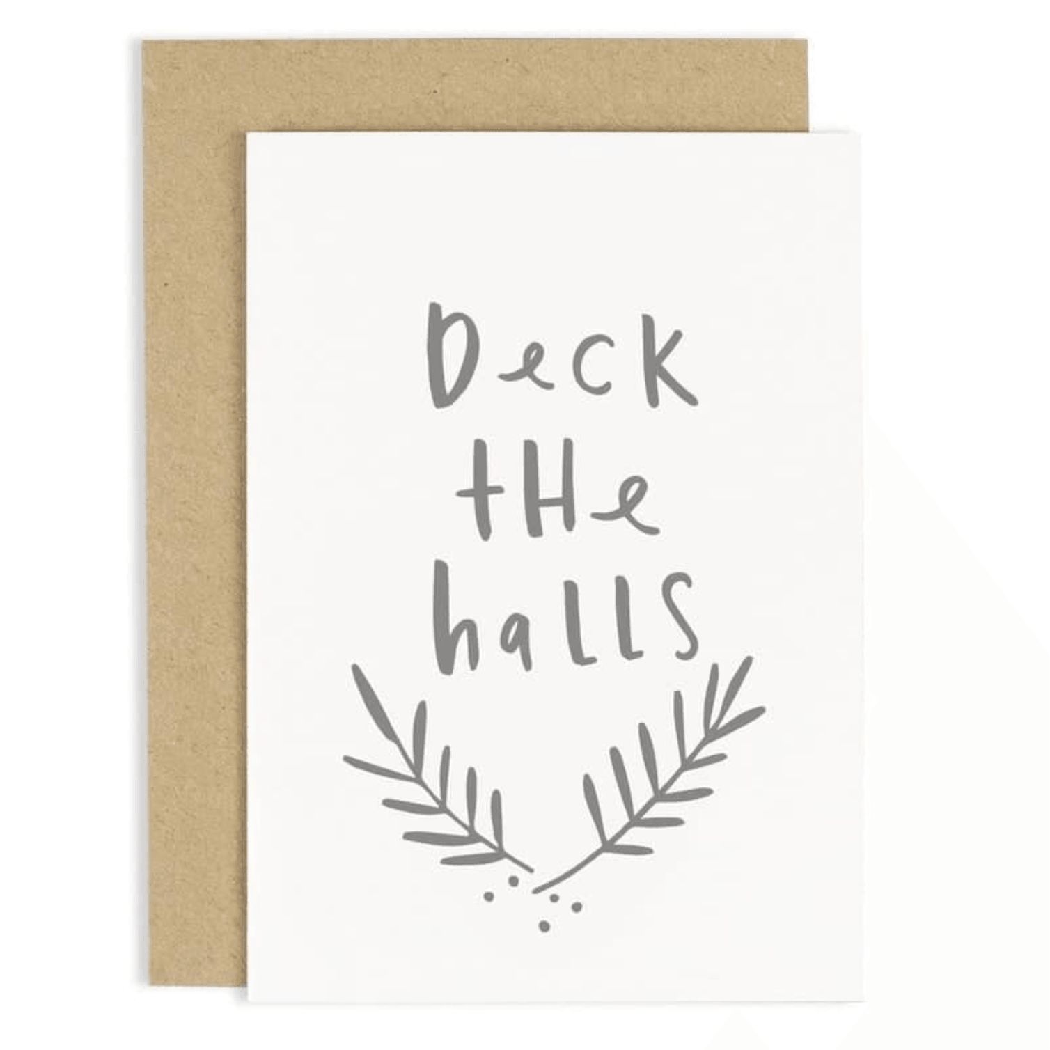 Deck The Halls Greetings Card - BearHugs