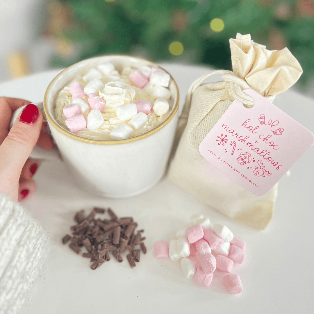 Festive Hot Chocolate and Marshmallows - BearHugs