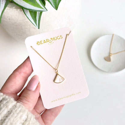 Gold Plated Dainty Shell Necklace - BearHugs