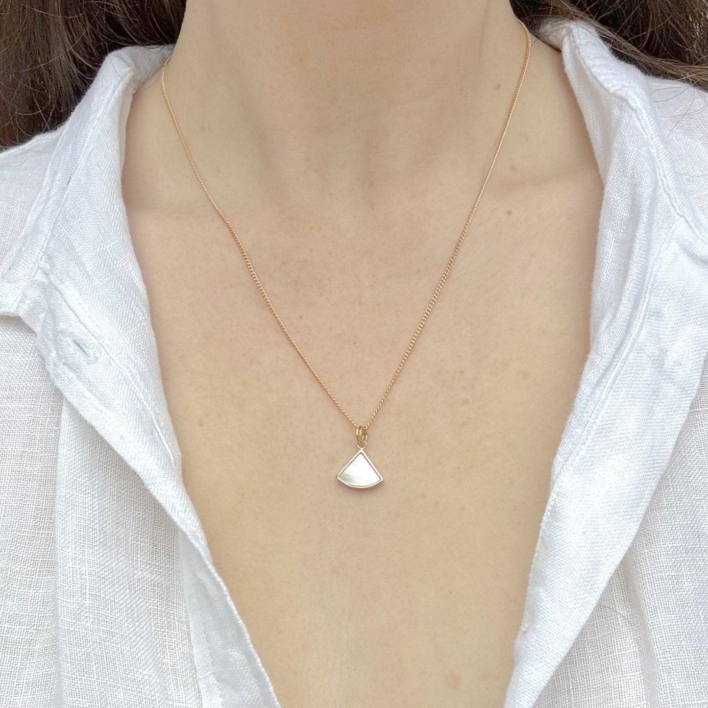 Gold Plated Dainty Shell Necklace - BearHugs