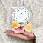 Gummy Flower Sweets - With Personalised Message Label - BearHugs - thinking of you gifts by post
