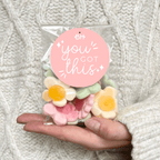 Gummy Flower Sweets - With Personalised Message Label - BearHugs - thinking of you gifts by post