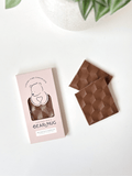 Handmade Belgian Milk Chocolate Bar - BearHugs - thinking of you gifts by post