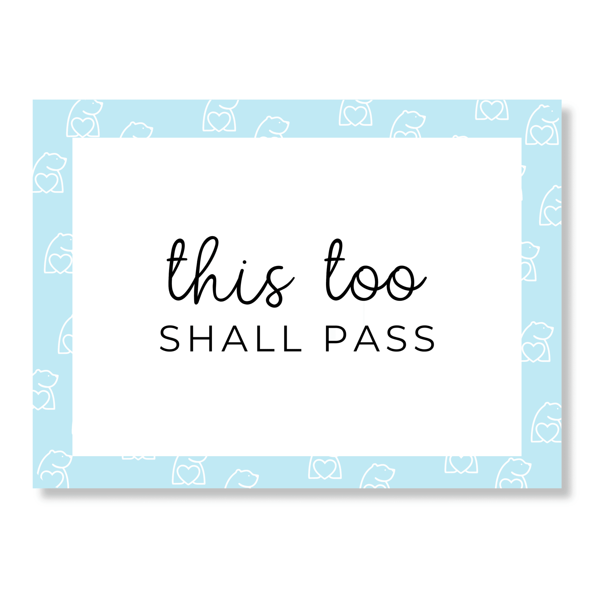 Hidden message at bottom of gift box - BearHugs - thinking of you gifts by post