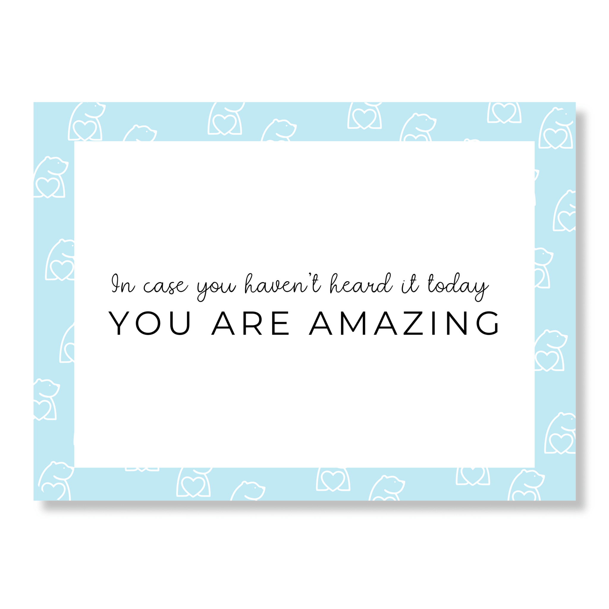 Hidden message at bottom of gift box - BearHugs - thinking of you gifts by post