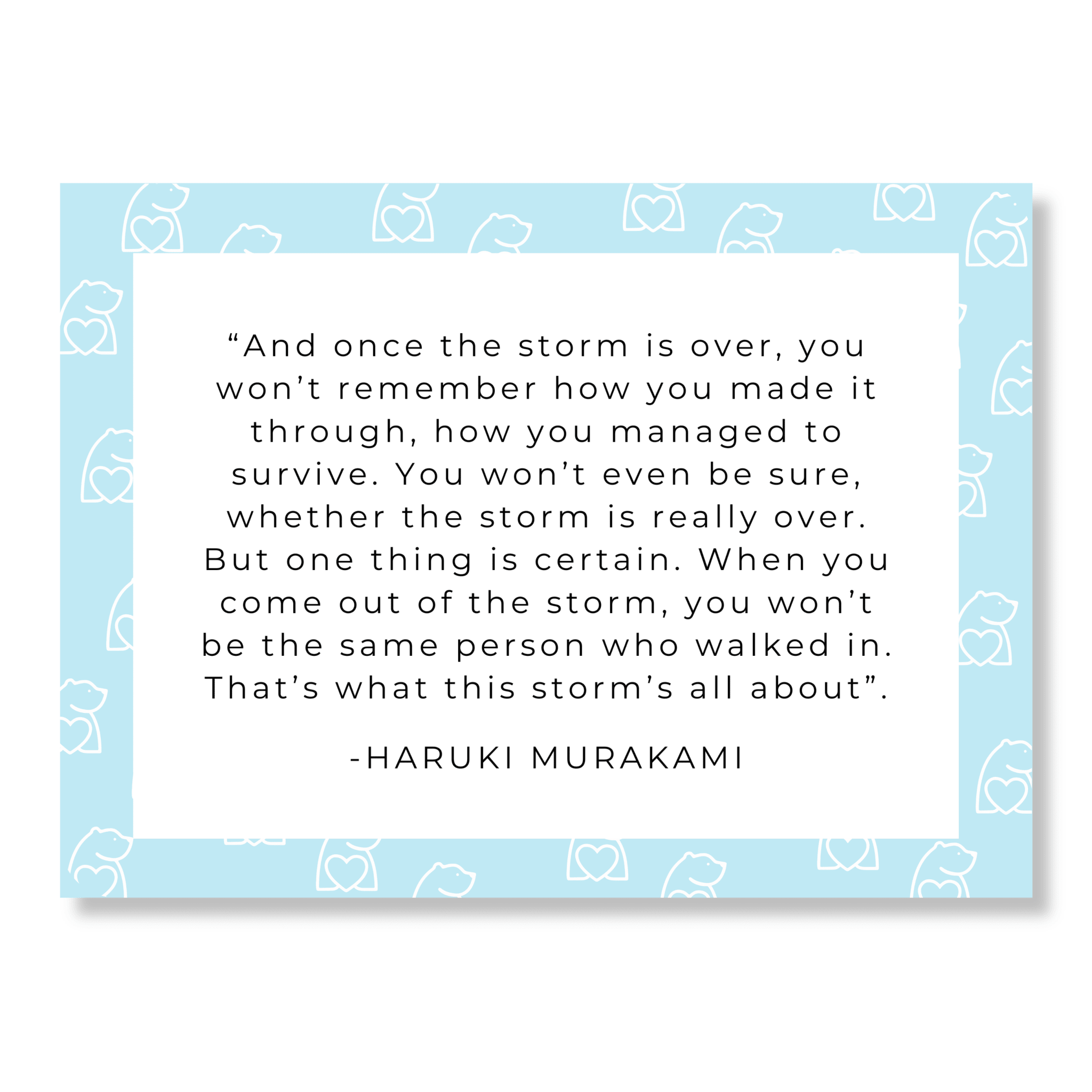 Hidden message at bottom of gift box - BearHugs - thinking of you gifts by post