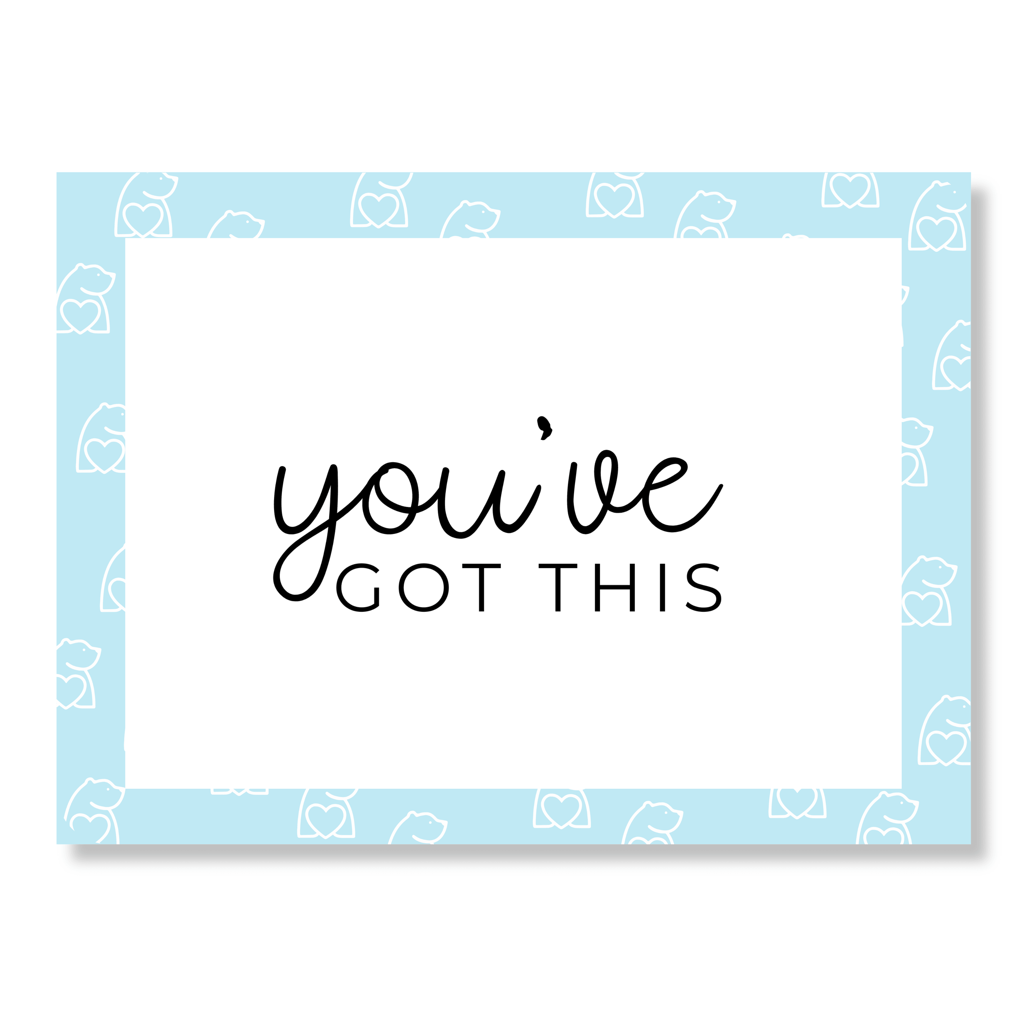 Hidden message at bottom of gift box - BearHugs - Thinking Of You Gifts