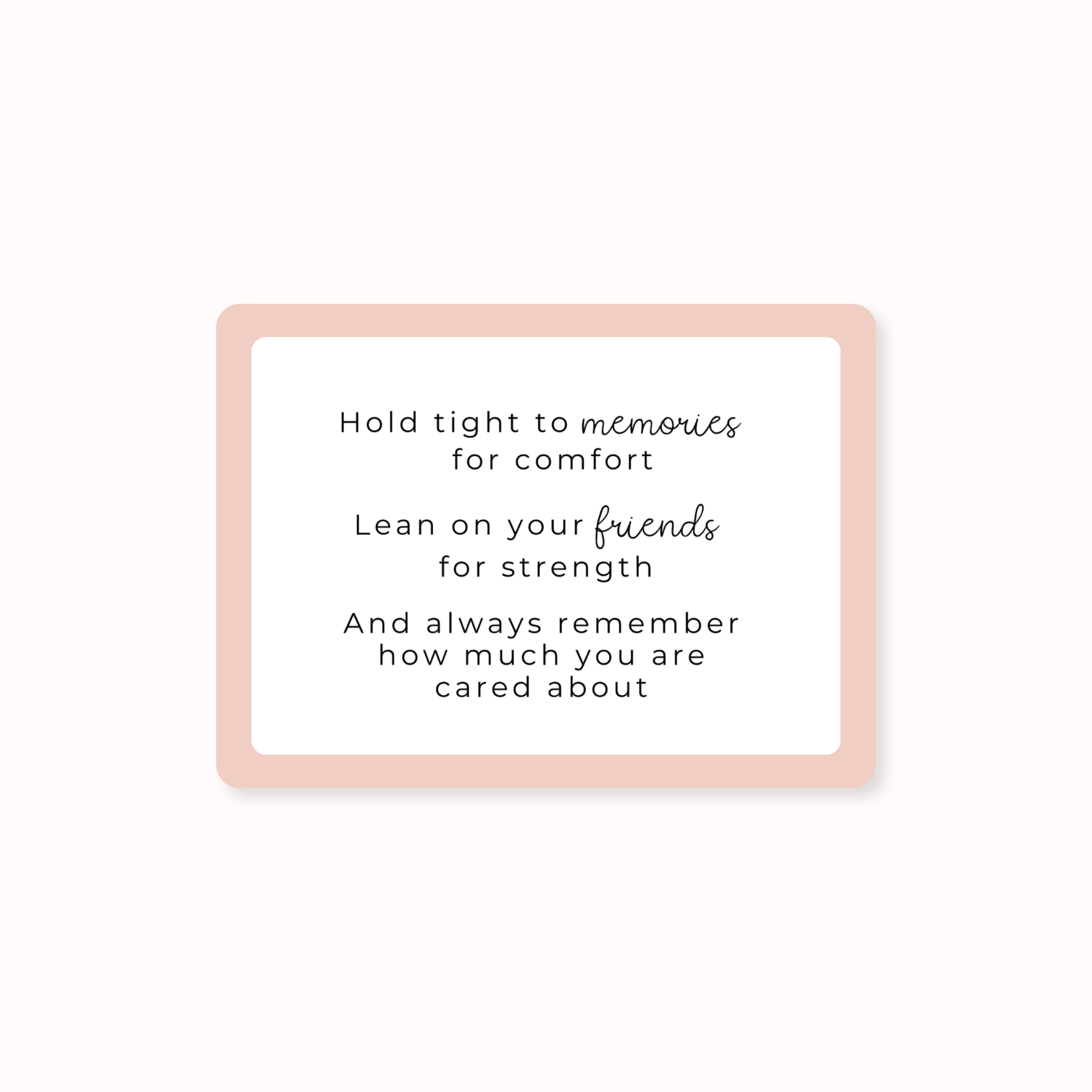 Hidden message at bottom of gift box - BearHugs - thinking of you gifts by post