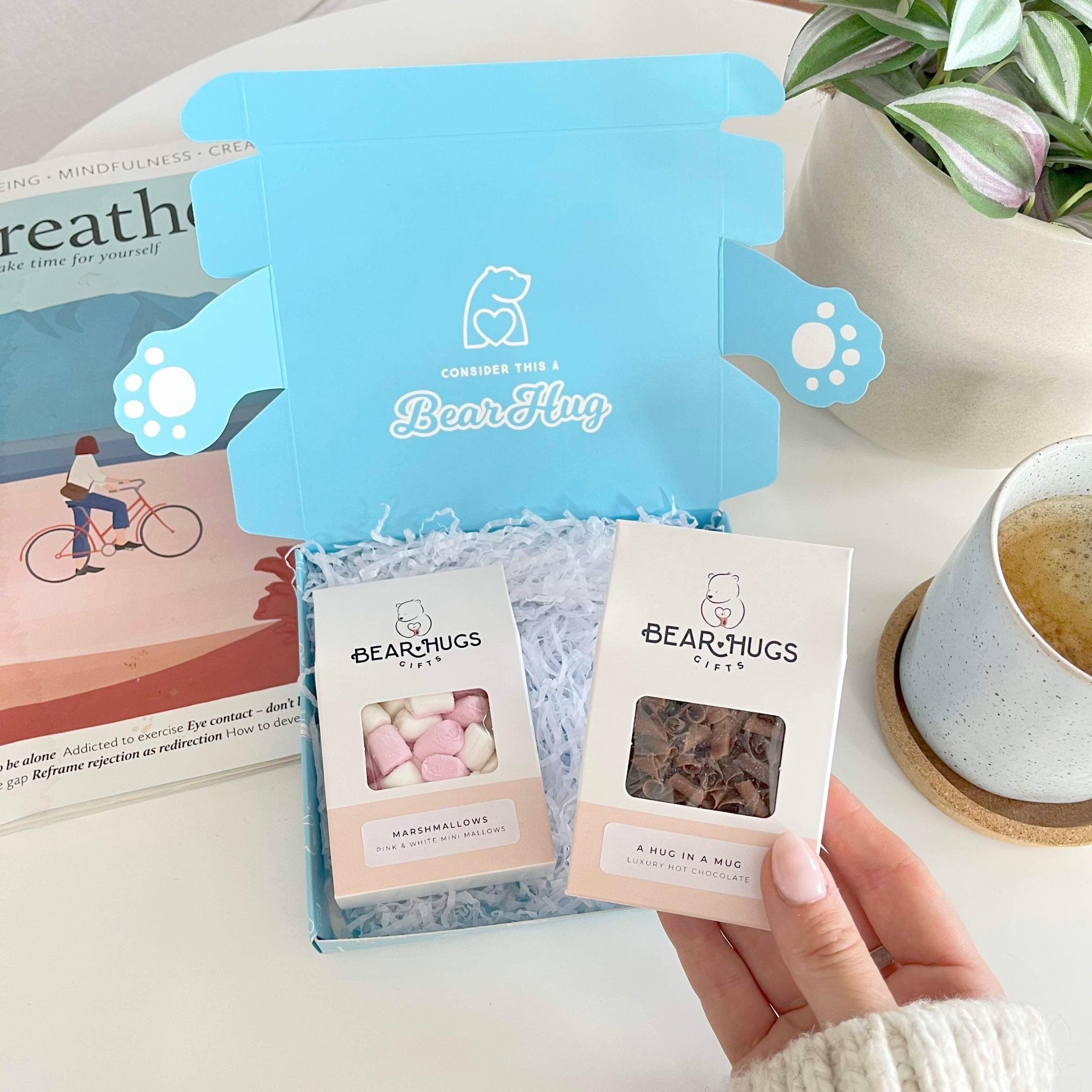 Hot Chocolate Letterbox Hug - BearHugs - thinking of you gifts by post