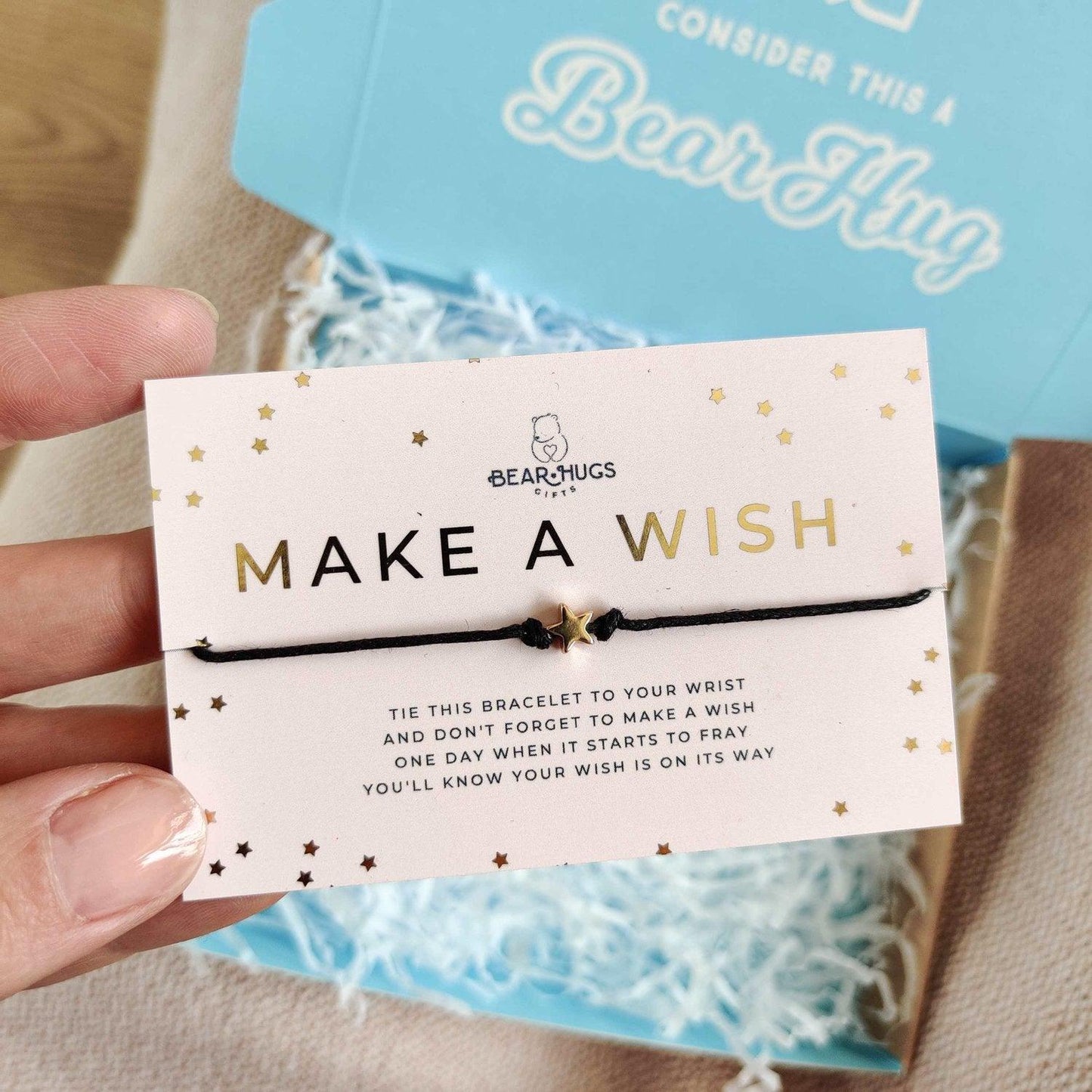 Make A Wish Bracelet - BearHugs - Thinking Of You Gifts