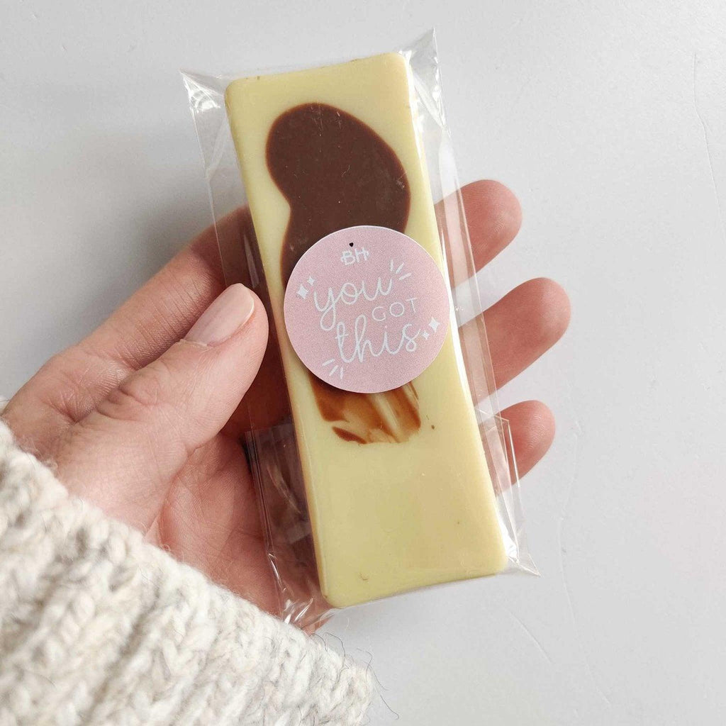 Mini Chocolate Bar - With Personalised Message Label - BearHugs - thinking of you gifts by post