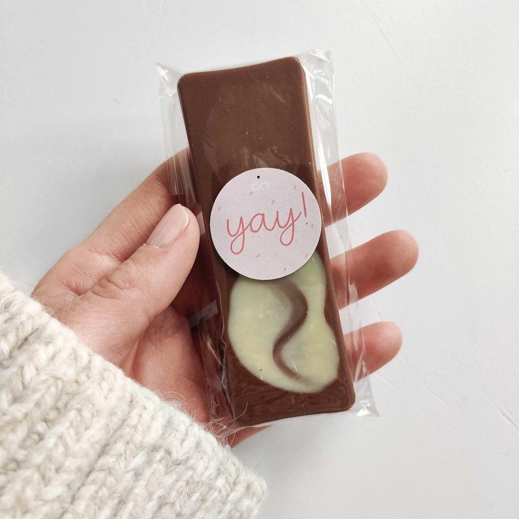 Mini Chocolate Bar - With Personalised Message Label - BearHugs - thinking of you gifts by post