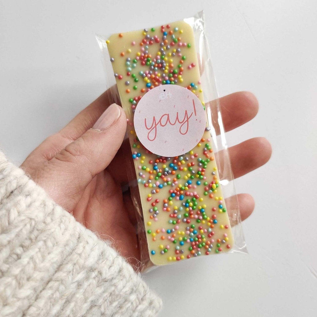 Mini Chocolate Bar - With Personalised Message Label - BearHugs - thinking of you gifts by post