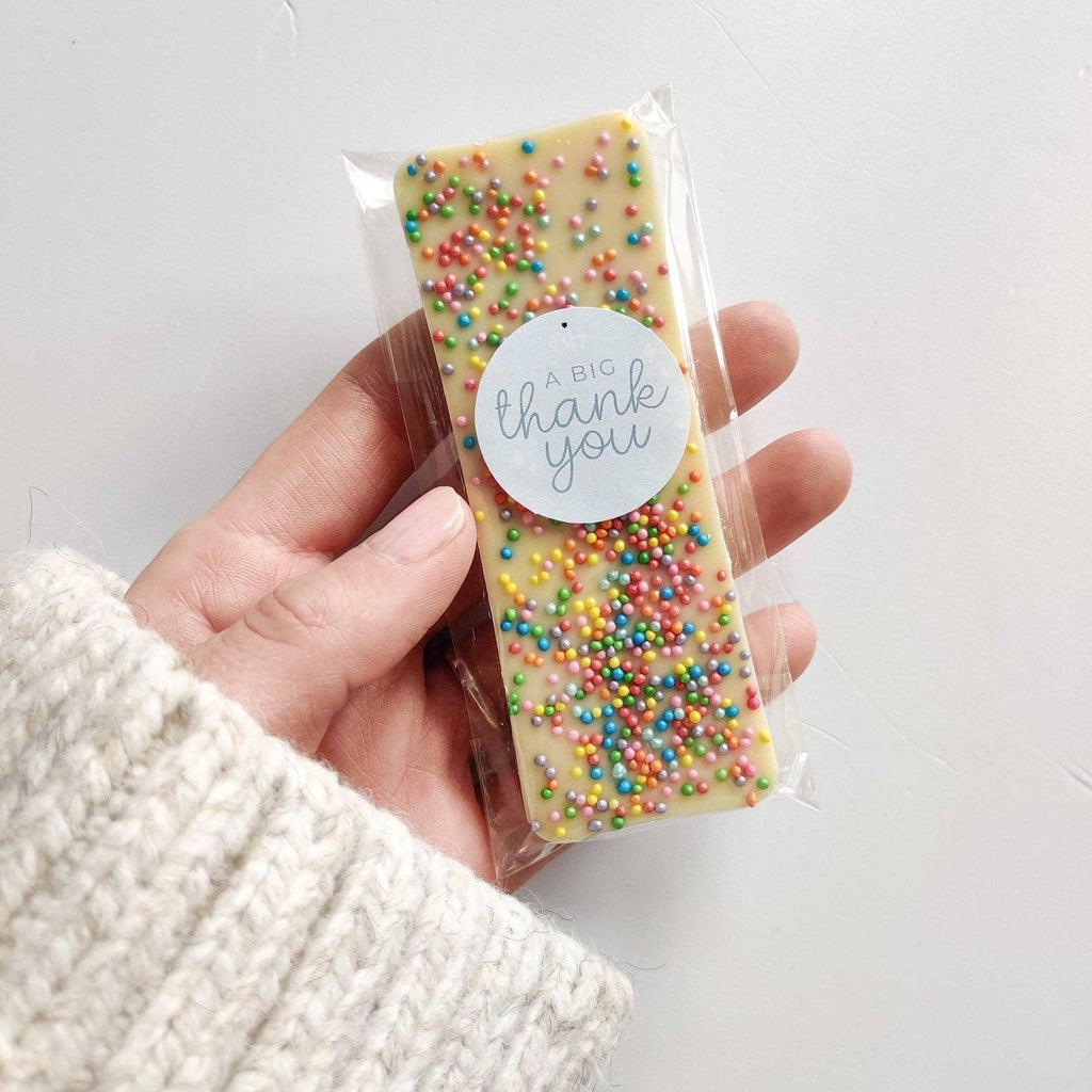 Mini Chocolate Bar - With Personalised Message Label - BearHugs - thinking of you gifts by post