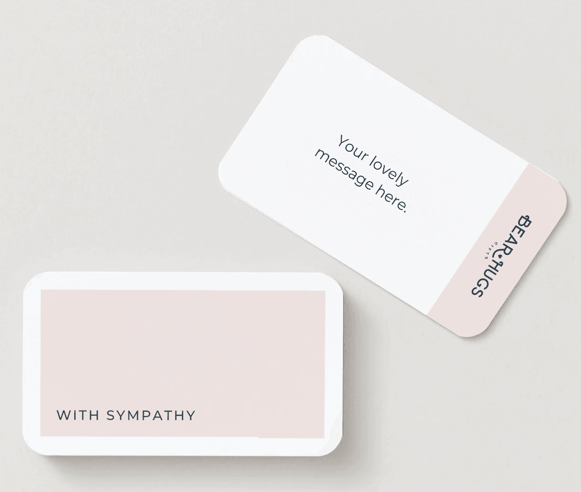 Mini Notecard - BearHugs - thinking of you gifts by post