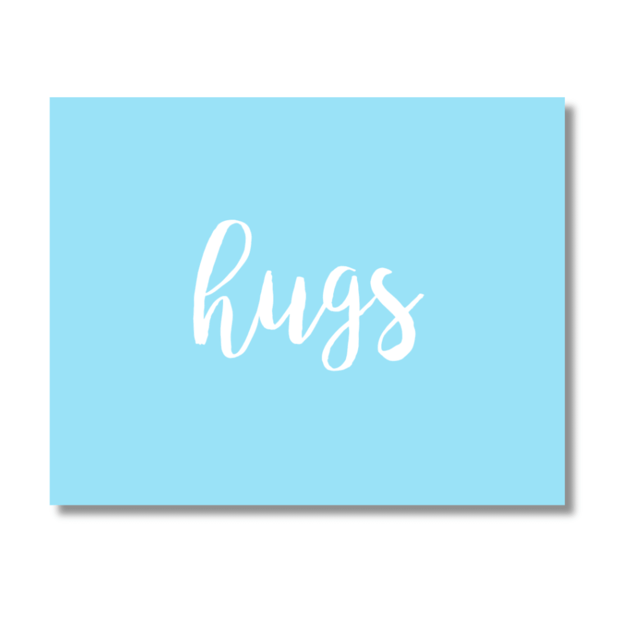 Mini Notecard - BearHugs - thinking of you gifts by post