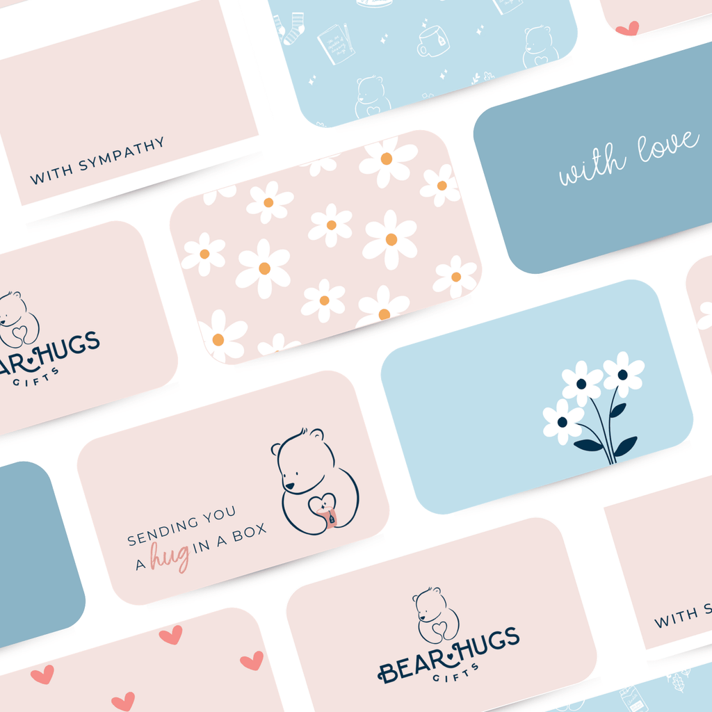Mini Notecard - BearHugs - thinking of you gifts by post