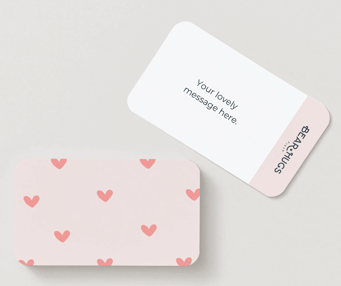 Mini Notecard - BearHugs - thinking of you gifts by post