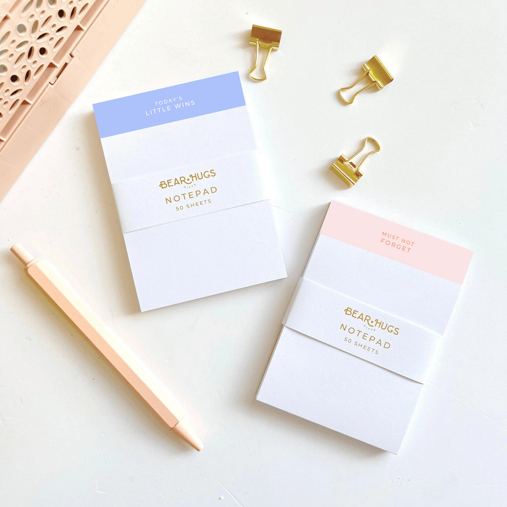 Must Not Forget A7 Note Pad - BearHugs - thinking of you gifts by post